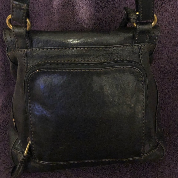 Fossil Leather Organizer Cross Body Bag - Picture 4 of 6